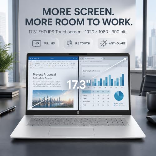 HP OmniBook 3 17.3" FHD Touchscreen Laptop, 16 GB DDR5, 1 TB SSD - image 3