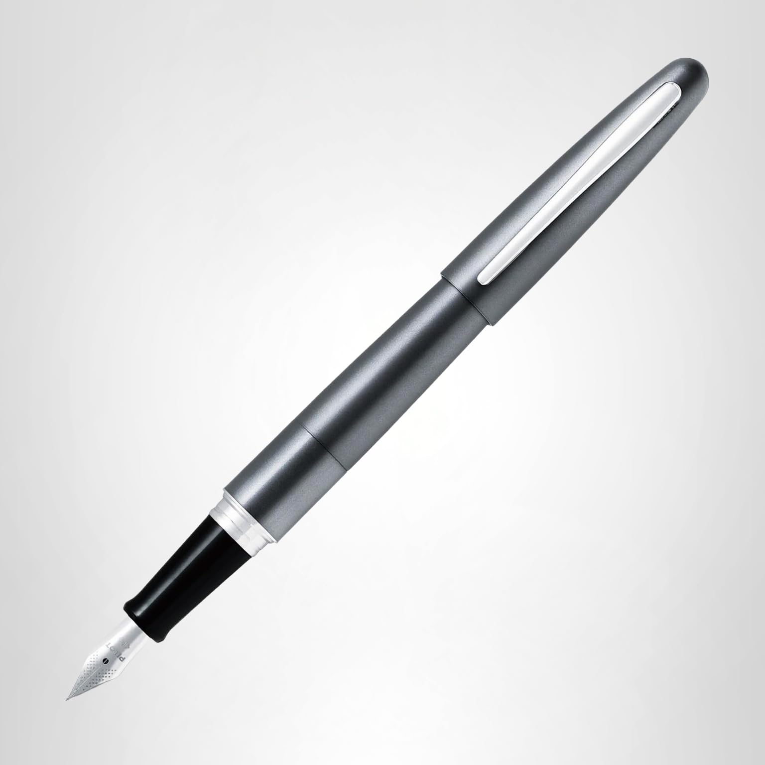 Amazon | パイロット 万年筆 コクーン メタリックグレー 細字 FCO-3SR