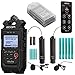 Zoom H4n PRO 4-Channel Handy Recorder Bundle with Movo Omnidirectional and Cardioid XLR Lavalier Microphones