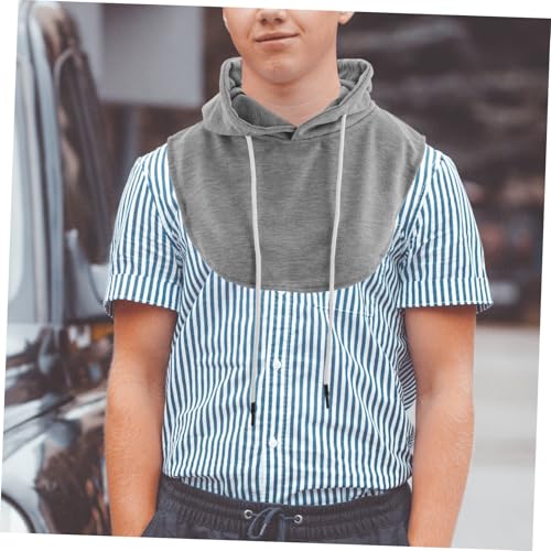 Hooded Fake Collar for Women Men's Attachable Hood Versatile Wear Easy to Match 7