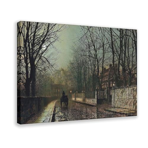 Tableau Grimshaw A Wet Moon Putney Road cadre inclus