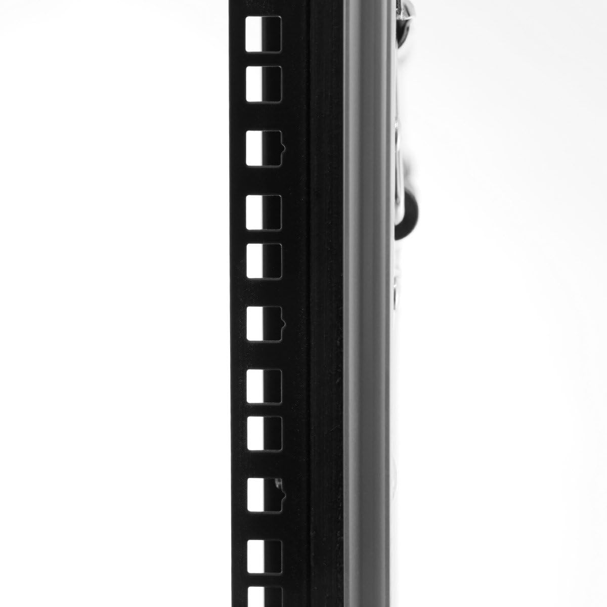 Plugger Case Flight case Rack 6U Universale 19 pollici Nero Slide preforati per dado-gabbia. Valigetta 6U 19". Angoli in alluminio Rinforzi angolari Qualità professionale per musicista, DJ.