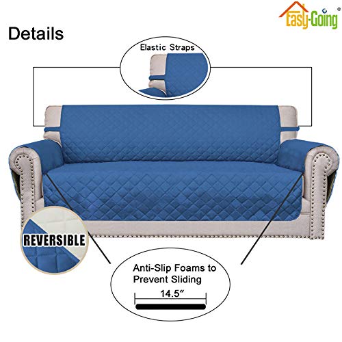 image for Easy-Going Sofa Slipcover Reversible Loveseat Sofa Cover Couch Cover f