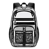 Cusangel Clear TPU XL Backpack,18" See T...
