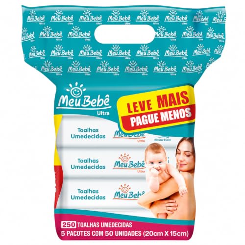Toalha Umedecida Meu Bebê Ultra 250 Folhas