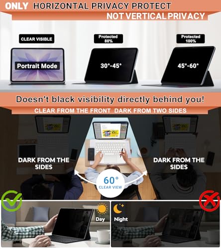 Image of Magnetic Privacy Screen Protector for iPad Pro 11 inch M5 M4 (6th /5th Gen)