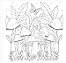 Mushrooms Adult Coloring Book (31 one-sided designs on thick paper) (Artist's Coloring Books)