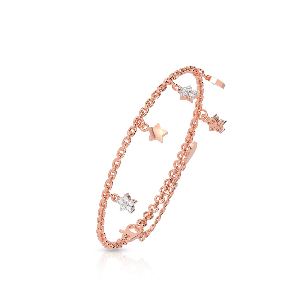 - ANAYRA Gleam Sterling Silver Bracelet for Women & Girls, Stylish Anti Tarnish 925 Sterling Silver Jewellery for Women, Hallmark Certified, Valentine Gift for Girlfriend & Wife