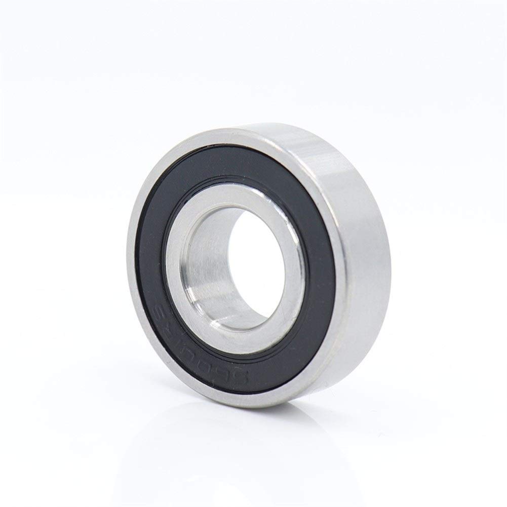 RFXOGTYFZ Power Transmission Products 10PCS S6001RS Bearing 12x28x8mm ABEC-3 440C Stainless Steel Ball Bearings 6001 Deep Groove S 6001RS