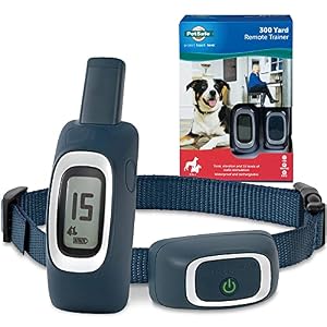 PetSafe Remote Dog Training Collar 100 300 Yards 300 900 Feet Choose Tone Vibration or 15 Lvls of Static Stimulation Home Yard Range Remote Trainer Waterproof Durable Rechargeable