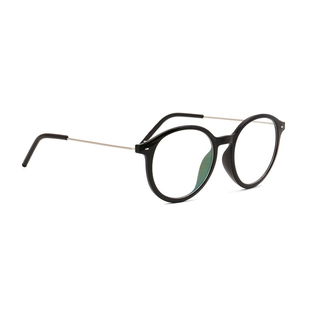 RA-Rock Black Round Unisex Spectacles Frames
