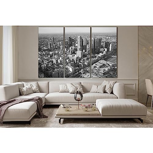 Toile paysage de Melbourne ZELLART grand tableau déco salon