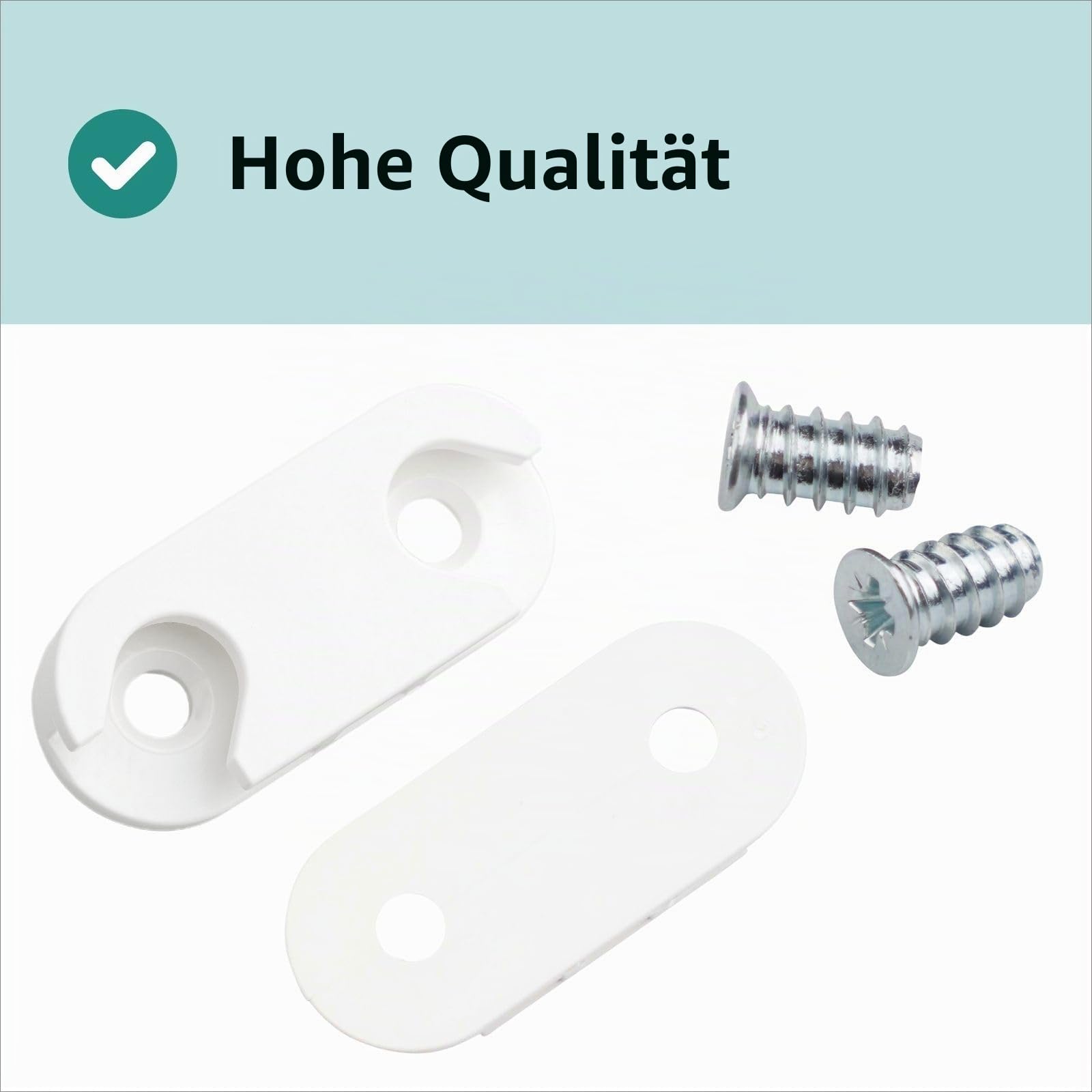 Schuhschrank Scharnier Halterung 110364 passend als Ersatzteile für IKEA HEMNES STÄLL Schuhkipper Schuhregal (1 Stück + 2 Schrauben) Baumarkt