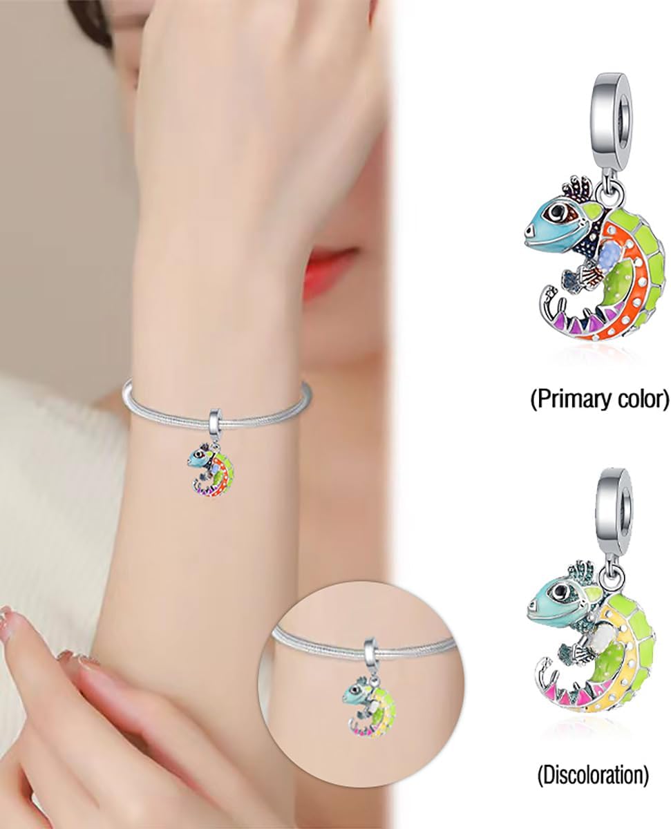 Charm for Bracelets and Necklaces, Heart Animals 925 Sterling Silver Bead Celestial Sun Moon Star Charms Jewelry Gift for Women - Image 3