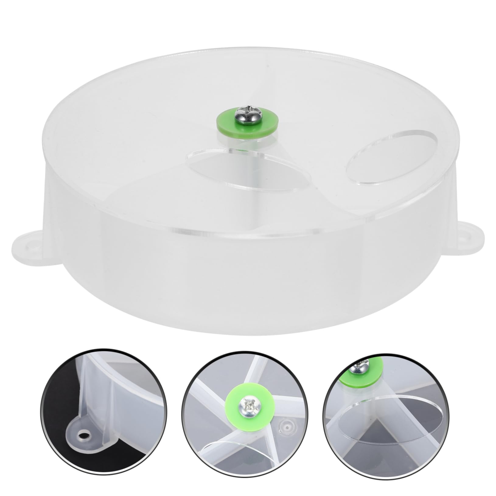 Milisten Acrylic Parrot Foraging Box Compartment Feeding Container for Birds Interactive Puzzle Toy for Macaw Cockatiel Conure Fun and Engaging Treat Dispenser - image 8