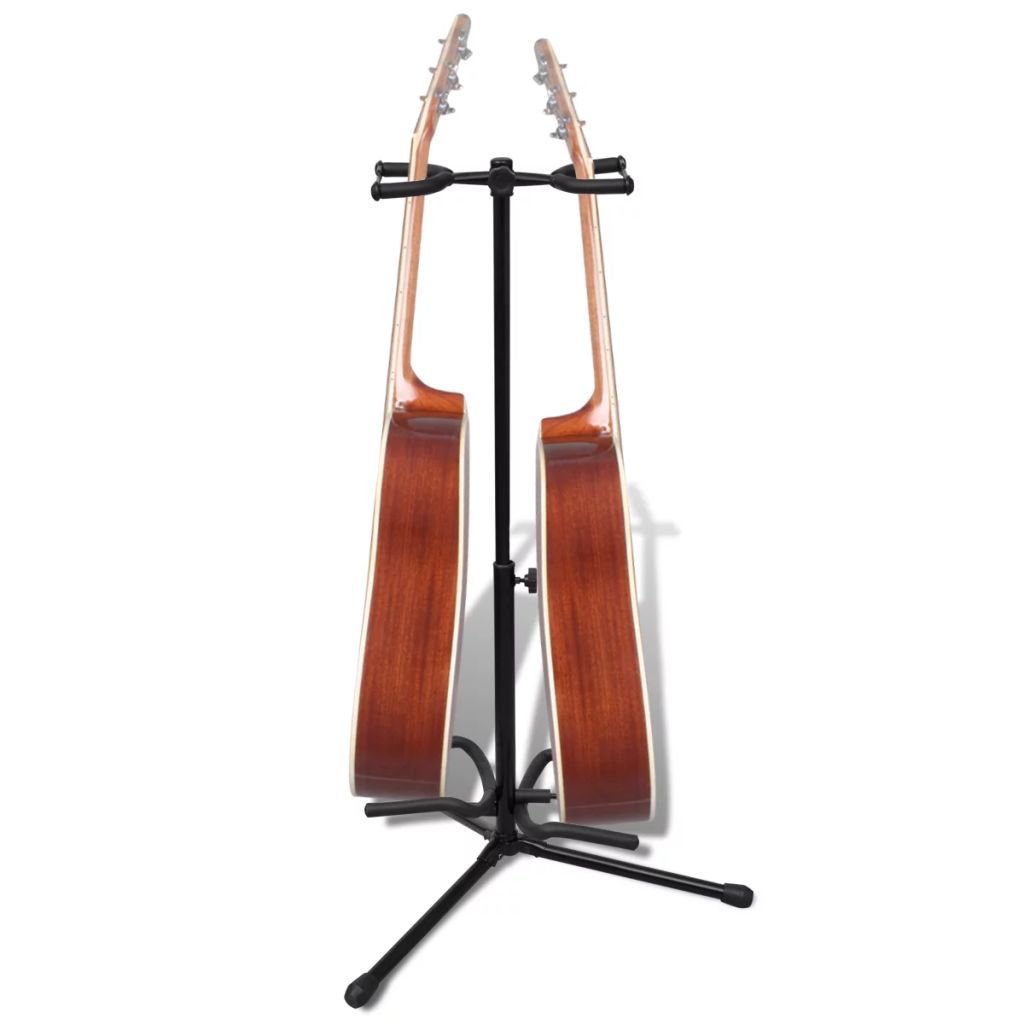 Brokky Postazione per Chitarra Regolabile e Pieghevole|Supporto per Chitarra da Terra Strumenti Stand per Chitarra Universale per Chitarra Classica Acustica Elettrica Ukulele Appoggio Chitarra Pieghev