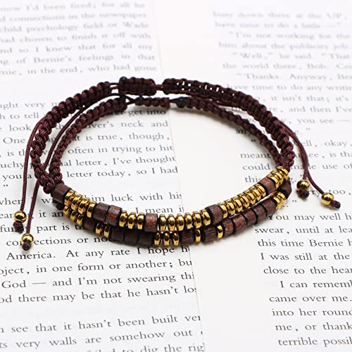 Joycuff Aunt Gifts For Women From Niece Morse Code Bracelets Gold Secret Message Wood Beads Unique Jewelry For Birthday Mother's Day Graduation Christmas Inspirational Gifts For Lady Cute #TOP4