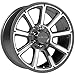 Vision 353 TURBINE Custom Wheel - 17x8.5, 18 Offset, 6x139.7 Bolt Pattern, 106.2mm Hub - Gunmetal with Machined Face Rim