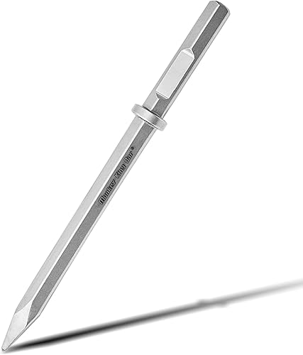 Miniatura 9 de Monkey King Bar- Broca de cincel hexagonal larga de 20 pulgadas, broca de cincel plana, ideal para quitar mampostería, hexagonal redonda y martillo