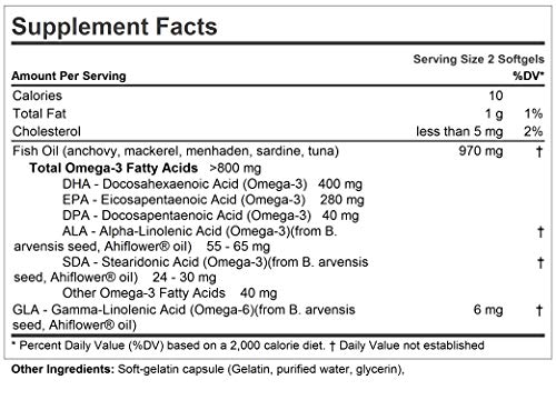 Andrew Lessman Essential Omega-3 Unflavored - 180 Softgels - Ultra-Pure, High Potency Omega-3 Oils. High Dha, No Stomach Upset, No Contaminants, No Mercury. Small Easy To Swallow Softgels #TOP1