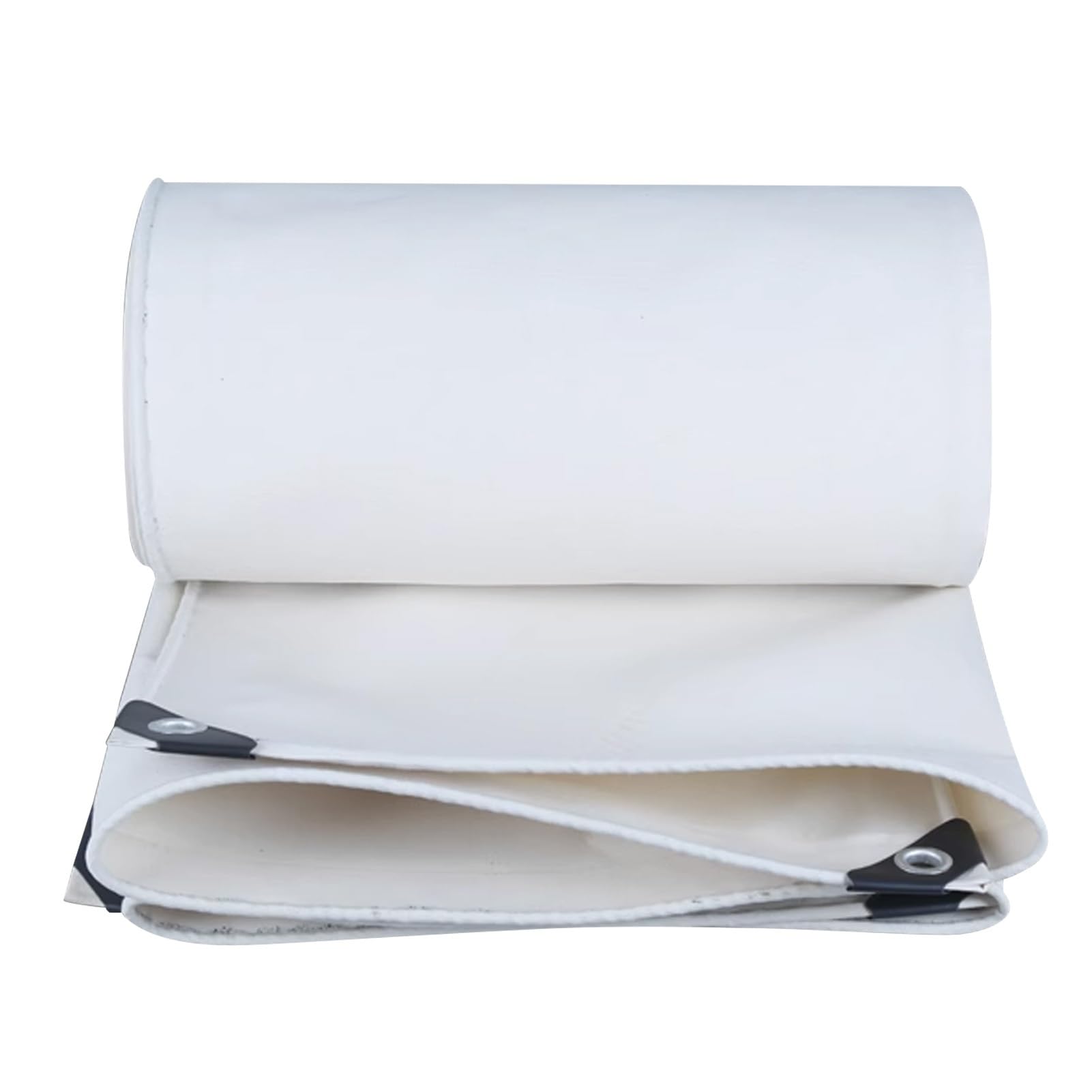 Lona blanca impermeable de metal con ojales para carpa de camping y suelos 4x5m 4x6m