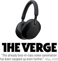 Vista 9 de Sony WH-1000XM5 Auriculares con cancelación de ruido premium, optimizador automático de NC, batería de 30 horas, control de voz Alexa, color negro