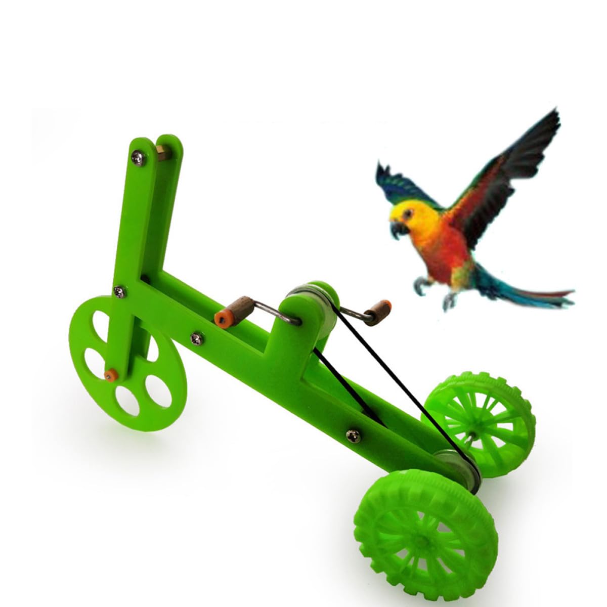 Beaupretty Anillo Loros 4 Juegos Bicicleta Loro Juguetes Educativos Xuan Feng El Plastico El Pájaro Juguetes Interactivos para Loros