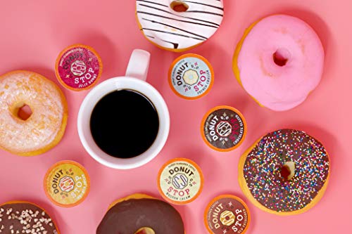 Donut Stop Flavored Coffee Pods, Compatible With 2.0 K-Cup Brewers, Cinnamon Sugar Flavor, 40 Count #TOP4