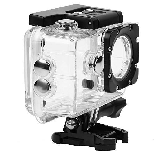 D&F Schutz Wasserdicht Gehäuse Case Transparent Unterwasser Box Tauchen 30 m für SJ4000/sj4000 WiFi/sj4000 Plus Action Sport Cam Kamera