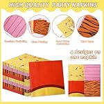 96PCS Cute Bear Birthday Party Plates and Napkins Set Cartoon Bears Theme Party Favor Decor Classic Bear Paper Tableware Dinnerware Set for Home Kids Baby Shower Birthday Parties Decorations Supplies - Image 4