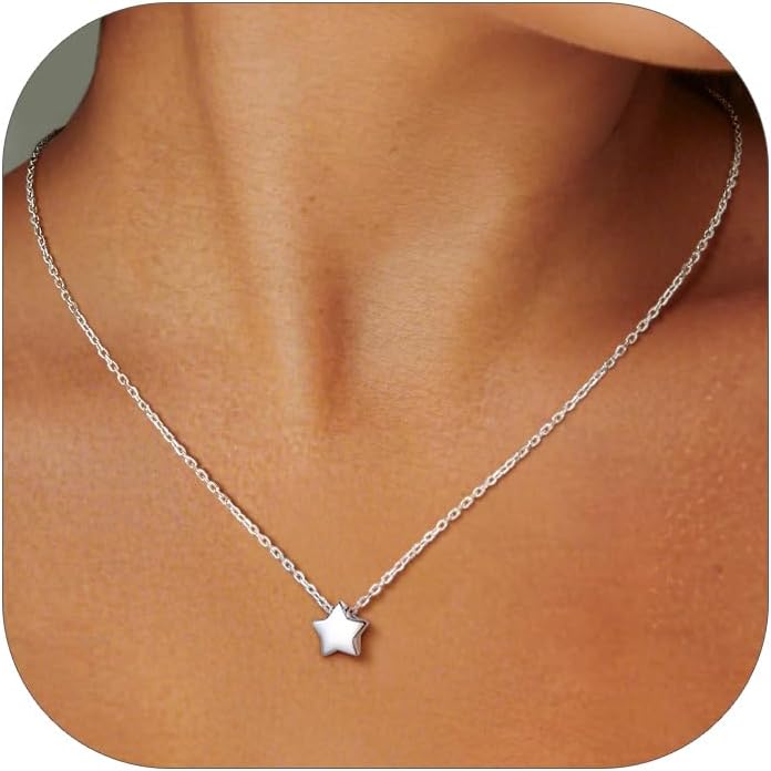 PROSILVER 925 Sterling Silver Necklace for Women | Dainty Delicate Adjustable Choker with Heart/Star/Moon/Vertical Bar Pendant, Hypoallergenic Tarnish Resistant Everyday Jewelry Gift for Her - Image 8