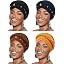 Yellow, Brown, Navy Blue, Black