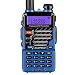 BAOFENG UV-5R Plus Qualette 5W Dual Band Two Way Radio Walkie Talkies (Royal Blue)