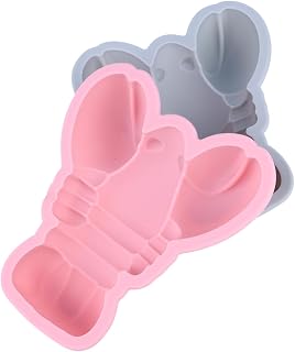 2pcs Cute Animal Baking Molds Cartoon Cake Molds Lobster Tail Easy to Use Clean Kitchen Baking Tools