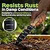Garden Tools Trowel with EDC Sheath, Gifts for Men Women Mom Dad, Gardening Tools with 7 Stainless Steel Blade, Dual-Scale Measurement, Hanging Hole, Gardening Hand Tools for Weeding Digging Planting