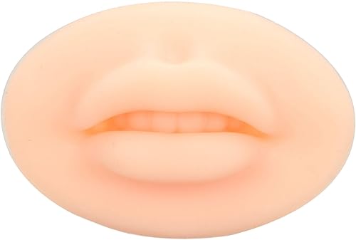 Miniatura 8 de Diydeg Labios falsos, 10 piezas de silicona suave, flexible, boca abierta 3D, fácil de aplicar, labios de práctica de color, altamente