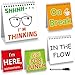 Fancy Land Funny Desk Signs 30 Different Fun and Flip-Over Messages for Office Desk Accessories