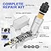 Aluminum Engine Oil Cooler Filter Housing Assembly with Sensors & Gaskets Compatible with 2011-2016 Jeep Dodge Chrysler Ram 3.6L V6 Replace for 926-959 926-876 5184294AE 68105583AC