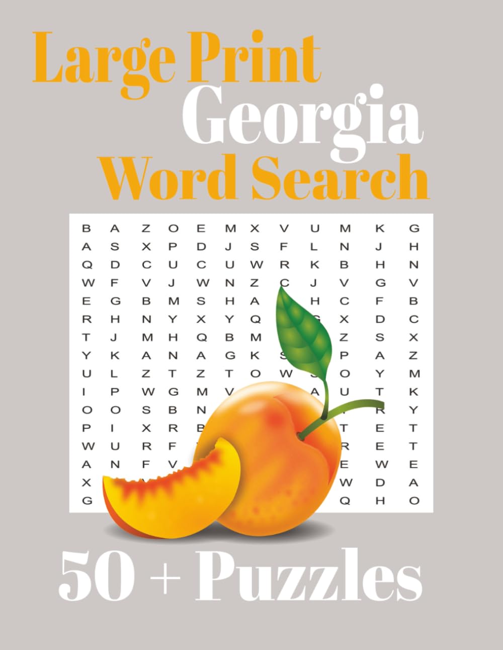 Large Print Georgia Word Search (Large Print State Word Search)
