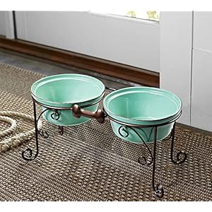 Petstandelevateddogbowlsraiseddogbowlstandpetfeedingstationforlargemediumdogslargegreen Urban Country Home Decor Pet standelevated dog bowlsraised dog bowl standpet feeding station for large medium dogs large green urban country home decor