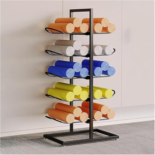 Porte-tapis de yoga double face pour résoudre le désordre dans votre salle de sport
