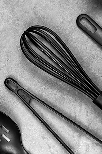 Chef Aid Nylon Whisk, BPA Free Kitchen Utensil for use with Non-Stick Cookware, Black - Image 4