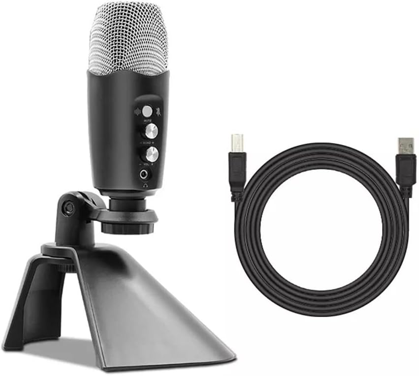 Recording RGB Condenser Microphone is Suitable for Laptop Professional USB Microphone for Game Live Broadcast