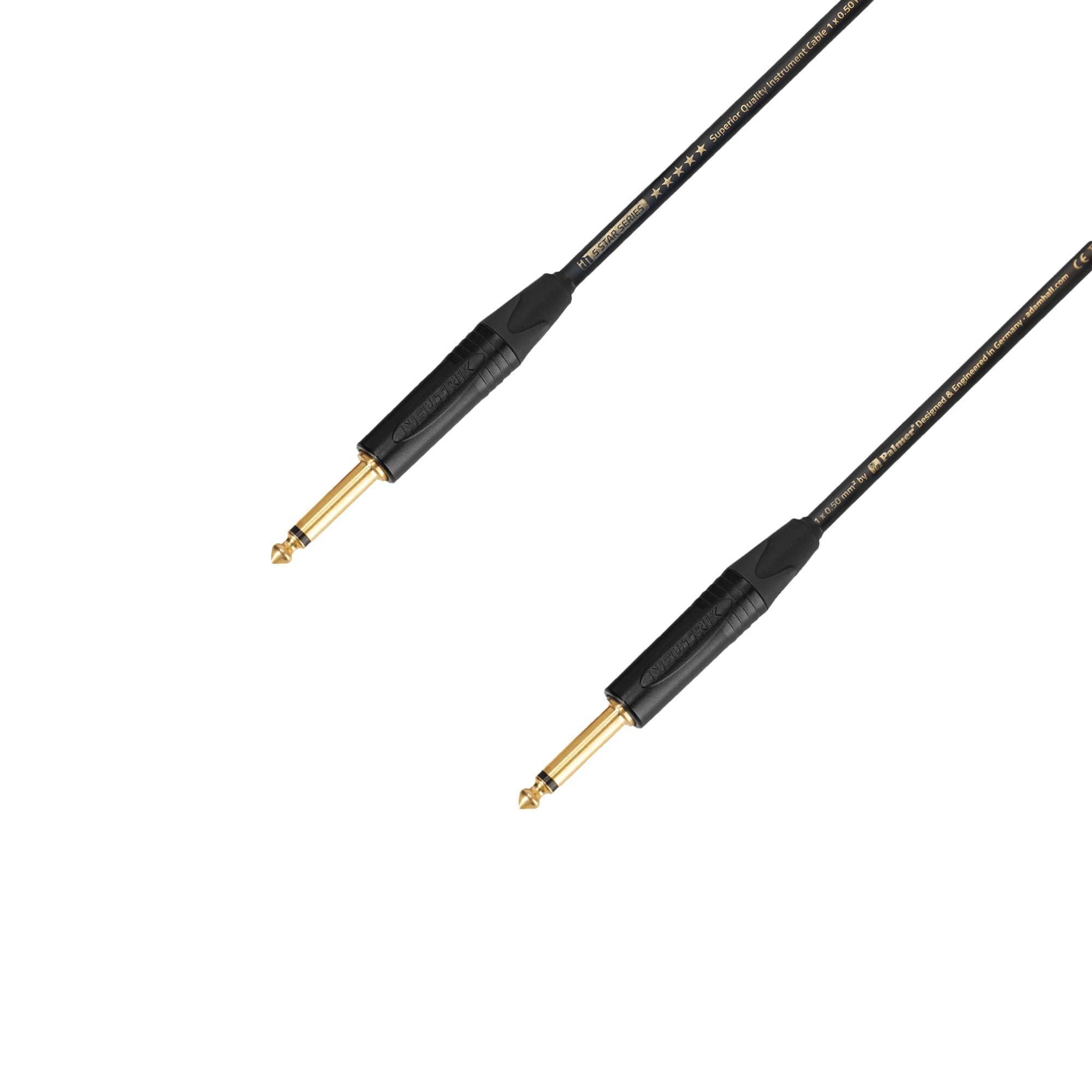 Adam Hall Cables 5 STAR IPP 0150 PALMER CABLE - Instrument Cable | Palmer Neutrik Jack TS | 1.5 m