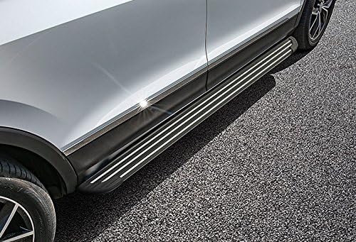 2PCS Running Boards Step Bars Side Pedals Compatible with Audi Q7 2006-2015 Aluminum