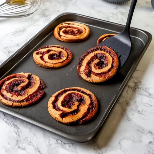 MasterClass Backblech, Antihaft-Backblech zum Backen und Braten 35x25x2cm, mit Hülle, Grau – Ansicht 5