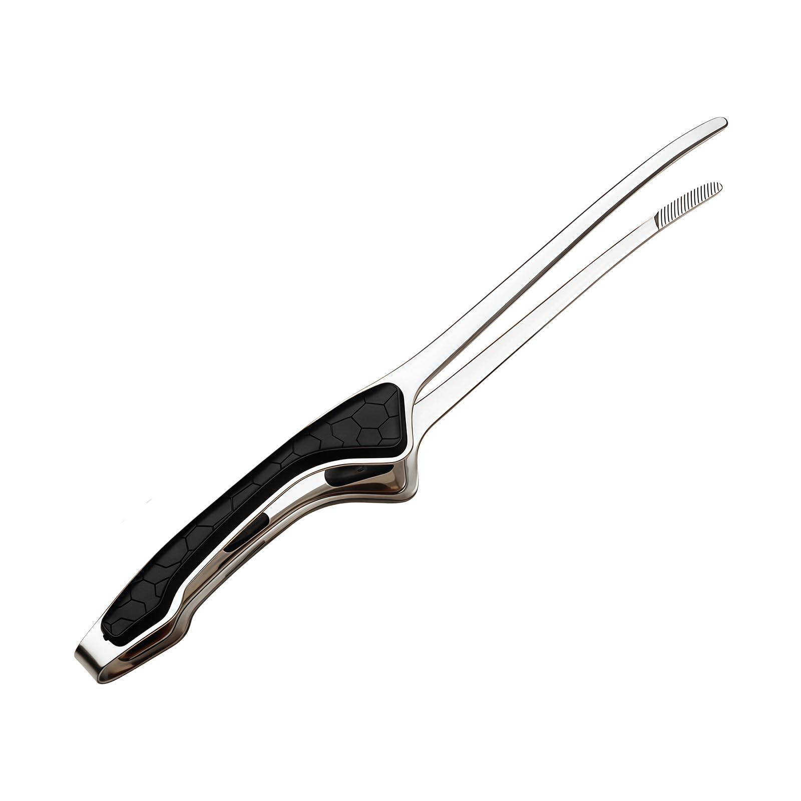 Ekoama Stainless Steels Tongs With Nonslip Silicone Handle For Cooking Grilling And Serving Food Kitchen Gadget
