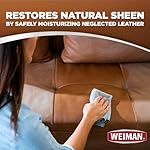 Weiman Leather Cleaner Wipes - Clean Condition UV Protection Help Prevent Cracking or Fading of Furniture, Car Interior, Couch, and Shoes, 2 Pack with Microfiber Cloth - Image 5