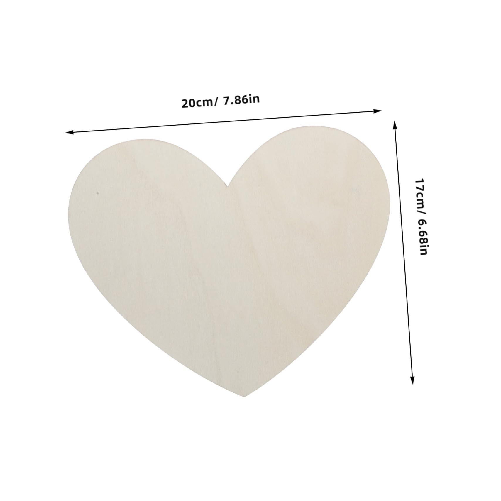 Gadpiparty 30 Stück Teiliges Große Unlackierte Holzherzen Herzförmige Holzscheiben Basteln DIY Dekoration Hochzeit Valentinstag Handgefertigte Holz Ausschnitte Glatt und Robust
