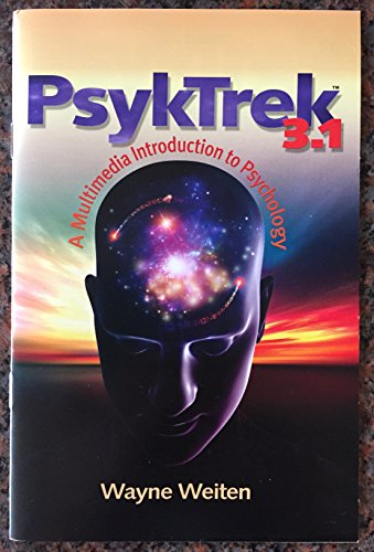 PsykTrek 3.1: A Multimedia Introduction to Psychology (Available Titles Cengagenow) 3rd (third) Edition by Weiten, Wayne published by Cengage Learning (2007)